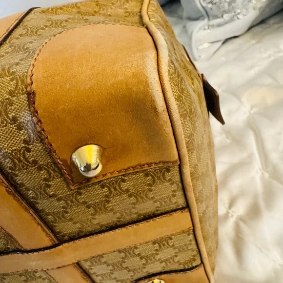 Celine Beige and Tan Satchel - Picture 14 of 16